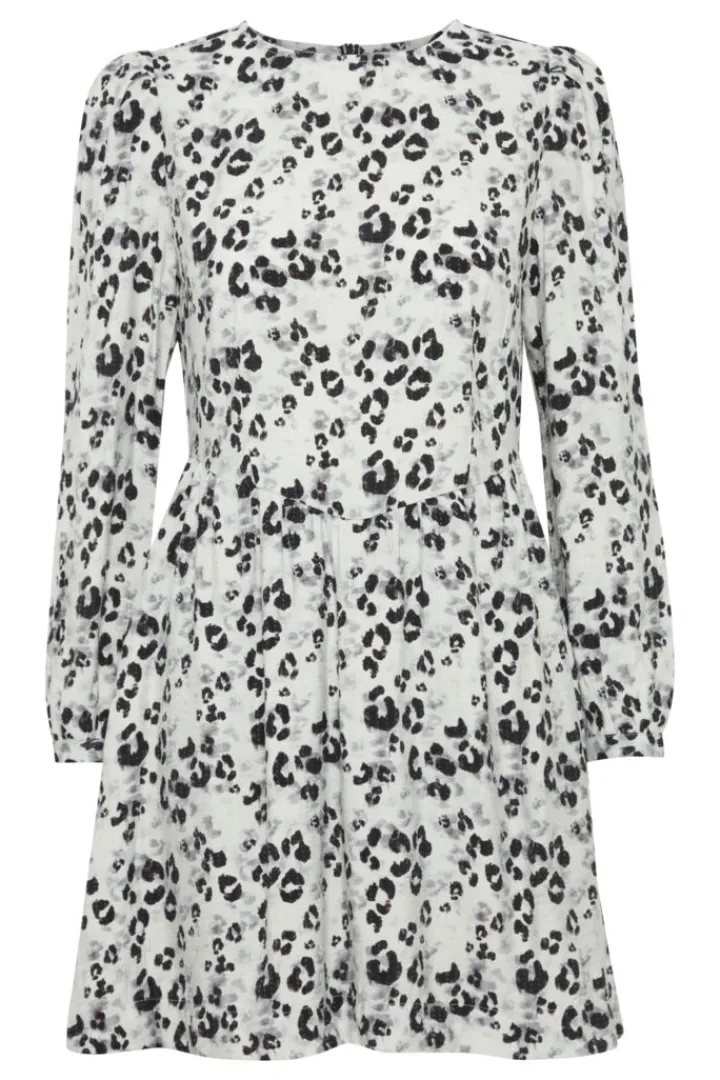 valarie_mini_dress_sleet__1.webp Ichi Dresses<Valarie Mini Dress (Sleet )