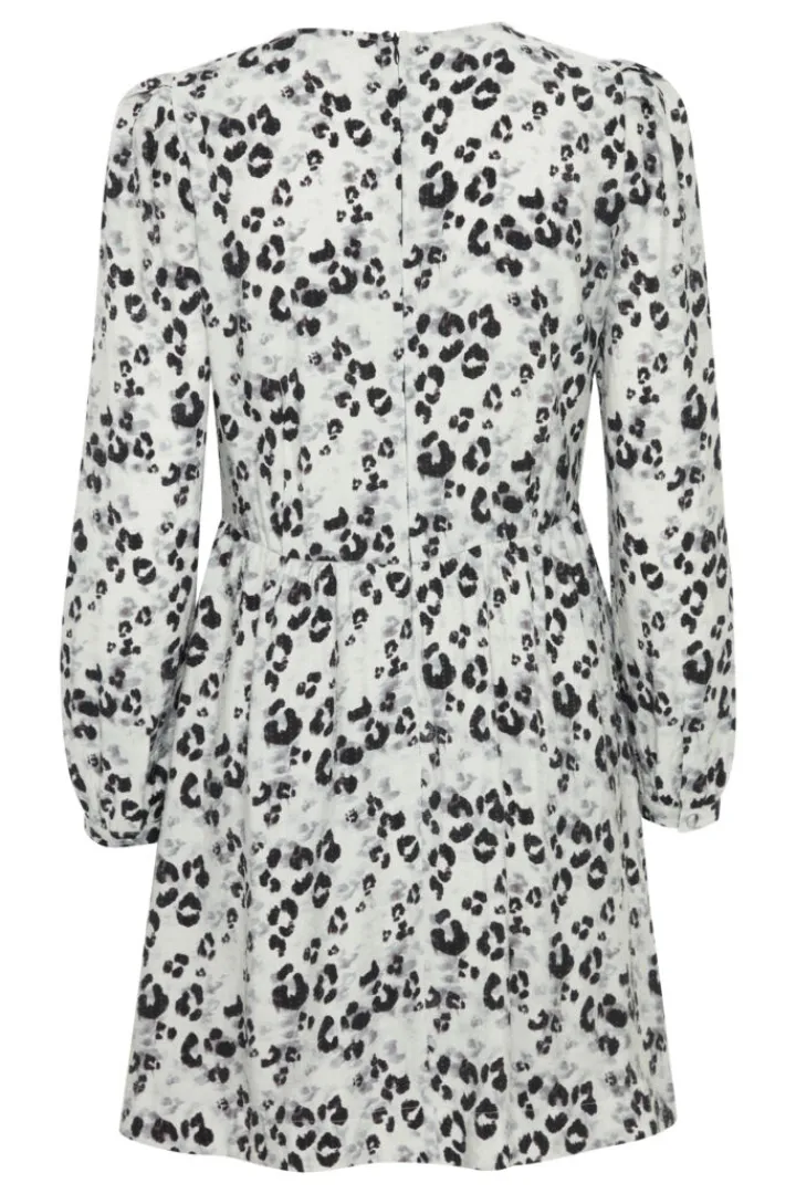 valarie_mini_dress_sleet__3.webp Ichi Dresses<Valarie Mini Dress (Sleet )