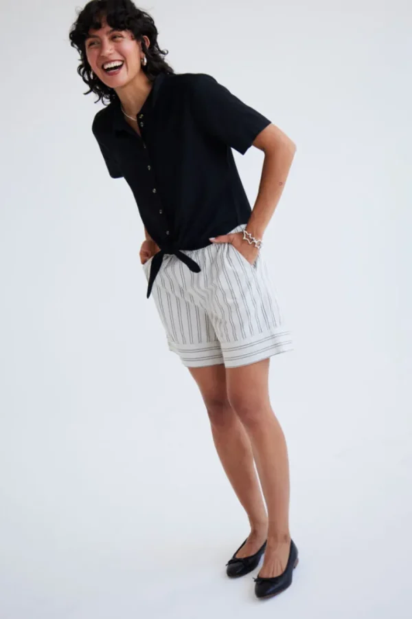 Ichi Shorts & Playsuits<Vasilia Shorts (Silver Grey)