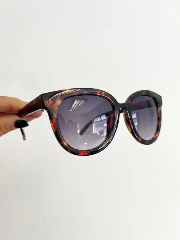 Pieces Sunglasses<Venius Round Sunglasses (Black)