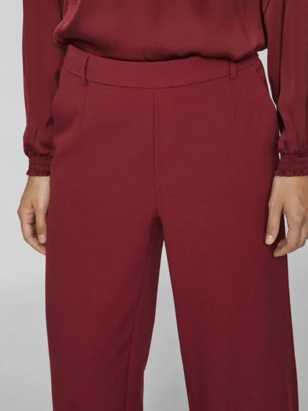 Vila Pants<Vera Wide Leg Pants (Cabernet)