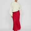 Vila Skirts<Vielette High Waisted Maxi Skirt (Barbados Cherry)