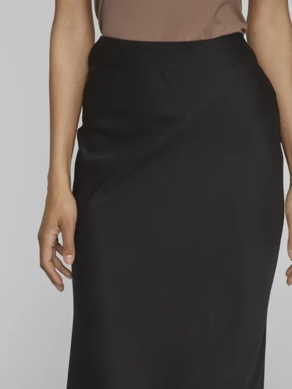 Vila Skirts<Vielette High Waisted Maxi Skirt (Black)