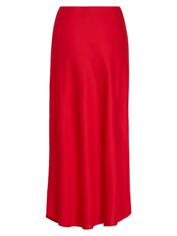 Vila Skirts<Vielette High Waisted Maxi Skirt (Barbados Cherry)