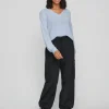 Vila Jumpers & Cardigans<Viena V-Neck Lace Top (Blue Kentucky)