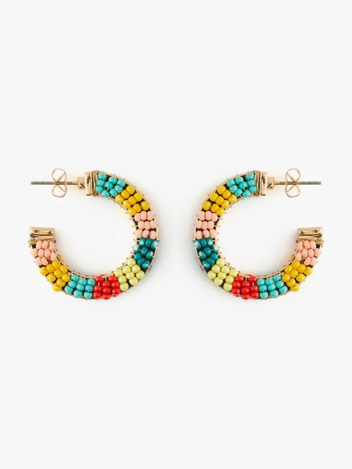 vilna_hoop_earring_gold_0.webp Pieces Jewellery<Vilna Hoop Earring (Gold)