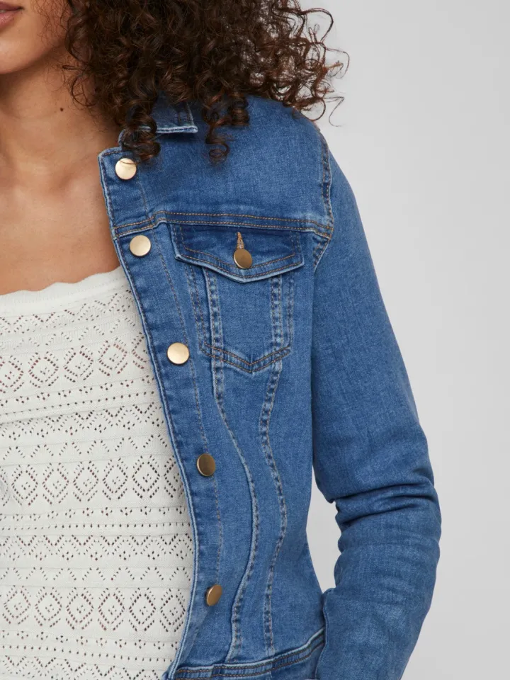 vineed_denim_jacket_mediu_2.webp Vila Jackets<VINEED DENIM JACKET (MEDIUM BLUE)