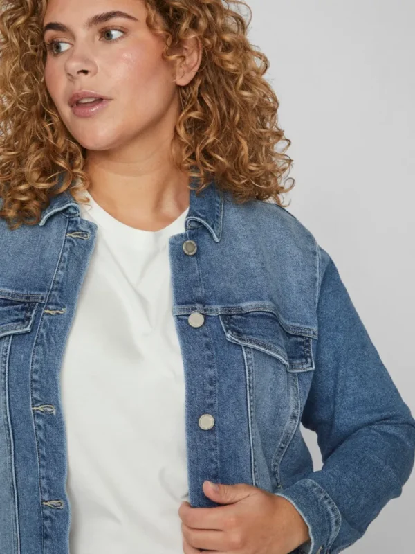 Vila Evoked Jackets<VISOL DENIM JACKET (LIGHT BLUE)