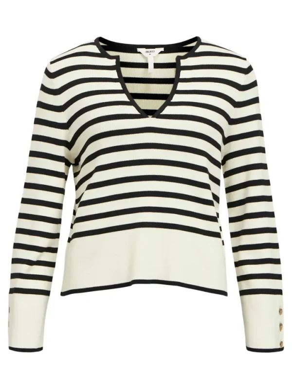 Object Jumpers & Cardigans<Viva V-Neck Jumper (Sandshell/)
