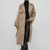 Vila Rouge Coats<VIVIANNA TRENCHCOAT (WALNUT)